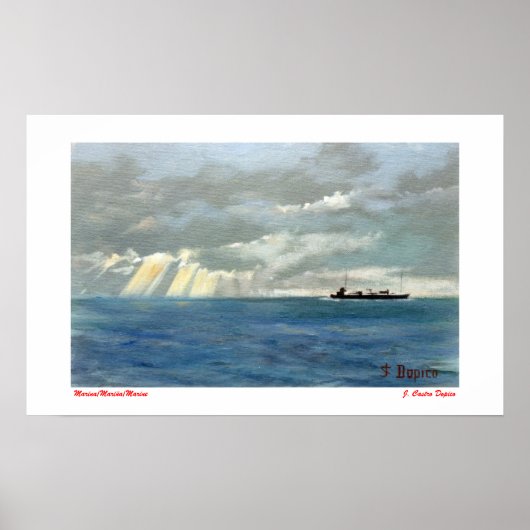 Poster Marina/Mariña/Marine (Devant)