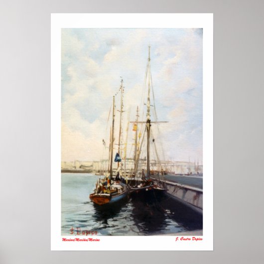 Poster Marina/Mariña/Marine (Devant)