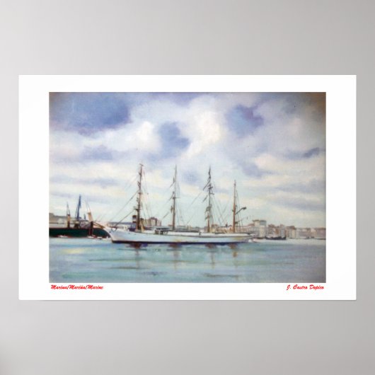 Poster Marina/Mariña/Marine (Devant)