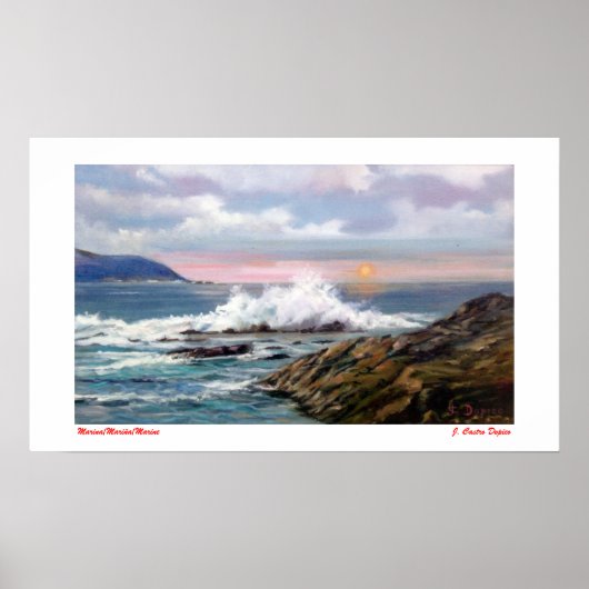 Poster Marina/Mariña/Marine (Devant)