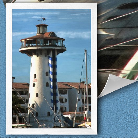 Poster Marina Vallarta 0948 Art Imprimer