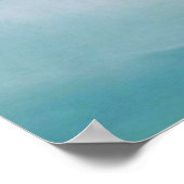 Poster Marine à vague bleue par Georgia O'Keeffe (Coin)