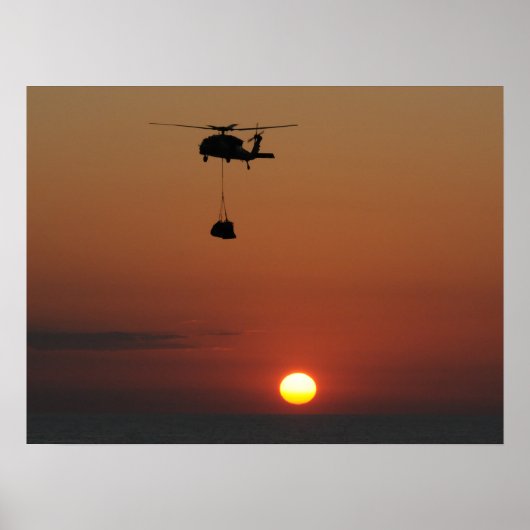 Poster Marine américaine MH-60S Seahawk (Devant)