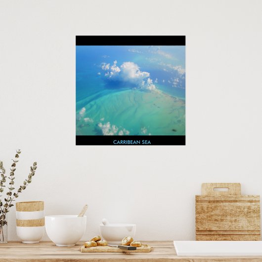 POSTER MARINE CARRIBÉENNE N°2 (Cuisine)