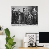 Poster Marine de guerre civile : 1860 (Bureau à domicile)