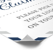 Poster Marine Grey Bagages Revendication Voyage Compagnie (Coin)