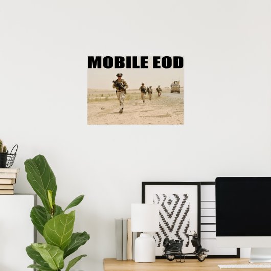 Poster Marine Mobile EOD (Bureau à domicile)