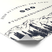 Poster Marine noire | Mot clé Mariage Sketch (Coin)