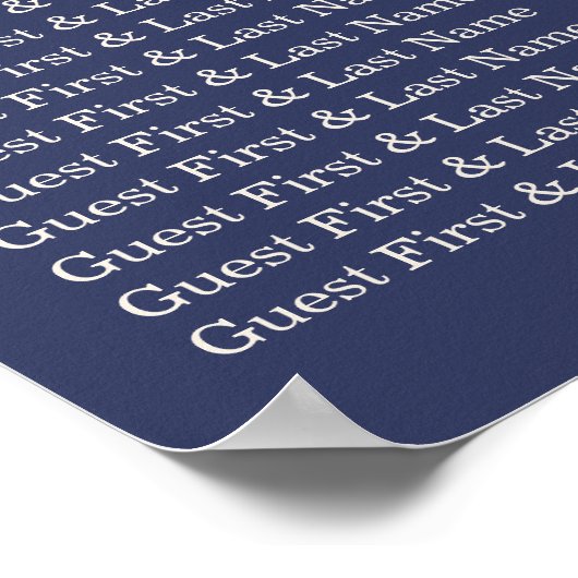 Poster Marine Palm Tropical Botanical Welcome Mariage (Coin)