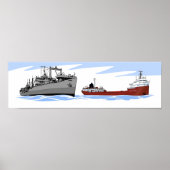 Poster Marine Robin et Joseph H. Thompson (Devant)