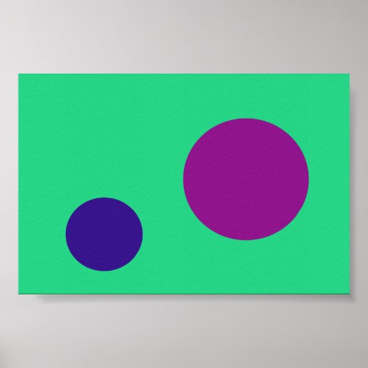Poster Marine violette verte (Devant)