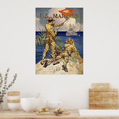 Poster Marines (Cuisine)