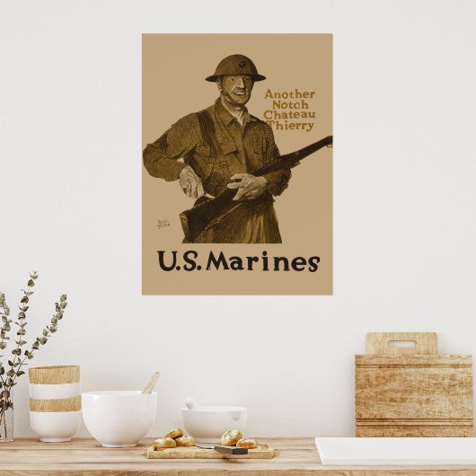 Poster Marines (Cuisine)
