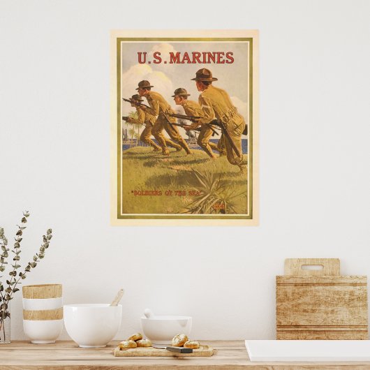 Poster Marines (Cuisine)