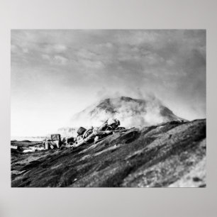 Poster Marines 2ème guerre mondiale sur Iwo Jima Beachhea