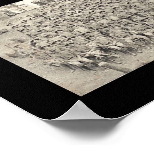 Poster Marines À Quantico Photo 1919 (Coin)