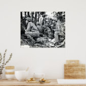 Poster Marines américains 2ème guerre mondiale sur Peleli (Cuisine)