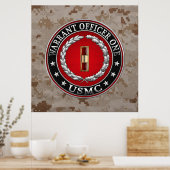 Poster Marines des États-Unis : Adjudant un (USMC WO-1) [ (Cuisine)