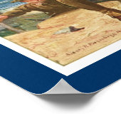 Poster Marines des États-Unis - avec drapeau (Coin)