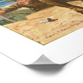 Poster Marines des États-Unis - avec drapeau (Coin)