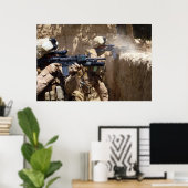 Poster Marines des États-Unis dans la province de Helmand (Bureau à domicile)