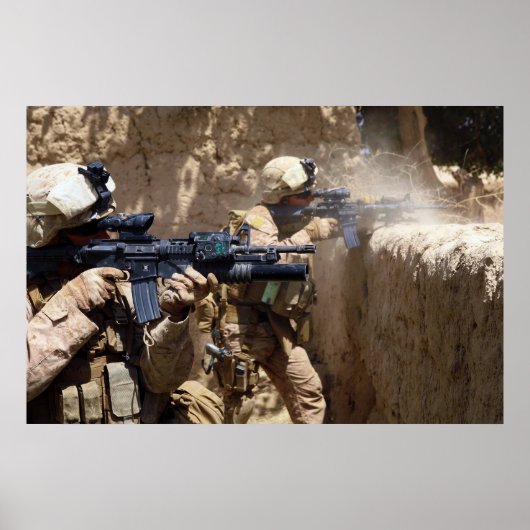 Poster Marines des États-Unis dans la province de Helmand (Devant)
