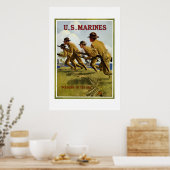 Poster Marines Des États-Unis — Soldats De La Mer (Cuisine)