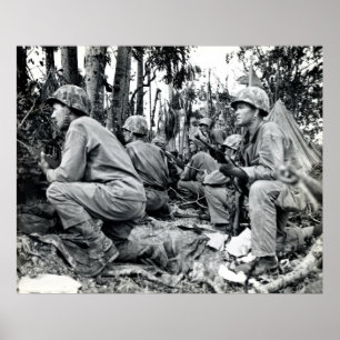 Poster Marines des USA de 2ÈME GUERRE MONDIALE sur