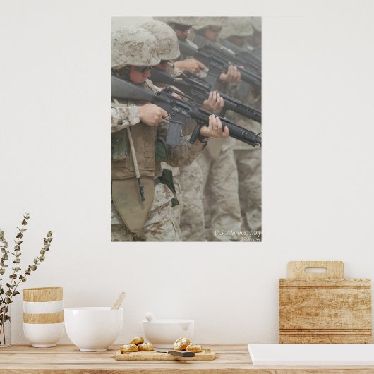 Poster Marines in Iraq (Cuisine)