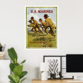 Poster Marines - "Soldiers of the sea" (Bureau à domicile)