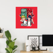Poster Marinette comique miqueuse & Adrien Véritables Cou (Bureau à domicile)