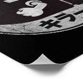 Poster Mario Bullet Bill Distressed Kanji Logo (Coin)