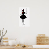 Poster marionnette de cabaret (Cuisine)
