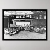 Poster Marionnettes Jouer Java Indonésie 1898 (Devant)