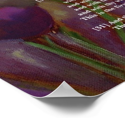 Poster Mark 12:28-31 (Coin)