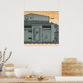 Poster Mark 1 Tank britannique (Cuisine)