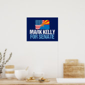 Poster Mark Kelly pour le Sénat (Cuisine)