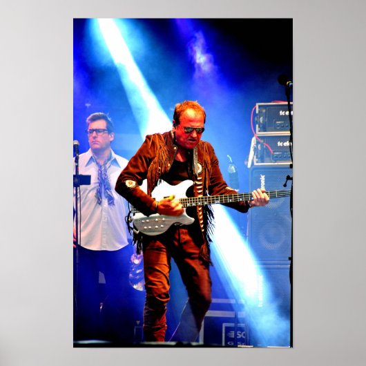 Poster Mark King Niveau 42 En Concert (Devant)