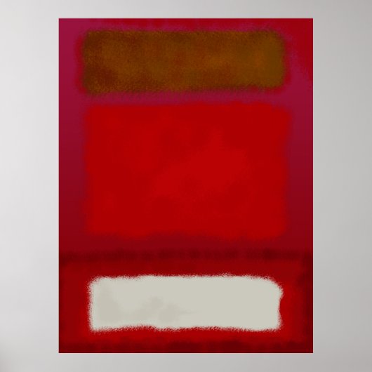 Poster Mark Rothko art dans le style numérique 16 (Devant)