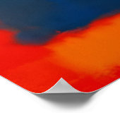 Poster Mark Rothko - Bleu, Orange, Rouge - 1961 (Coin)