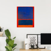 Poster Mark Rothko - Bleu, Orange, Rouge - 1961 (Bureau à domicile)