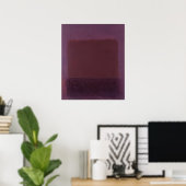 Poster Mark Rothko - Brun Violet - 1957 (Bureau à domicile)