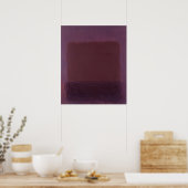 Poster Mark Rothko - Brun Violet - 1957 (Cuisine)