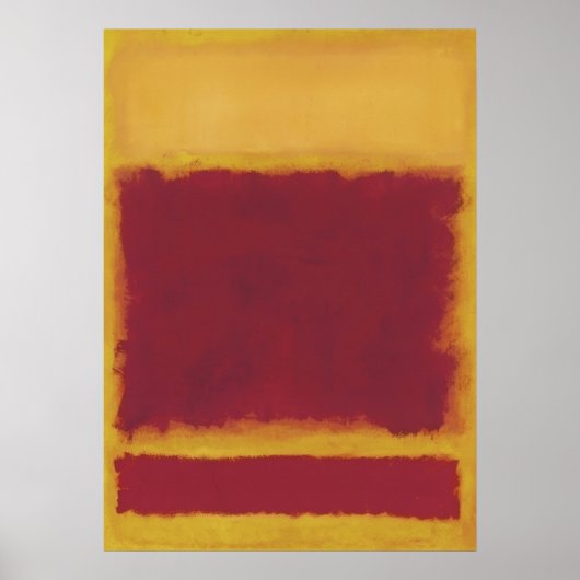 Poster Mark Rothko - Composition - 1958 (Devant)
