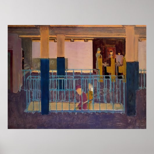Poster Mark Rothko - Entrée du métro - 1938 (Devant)