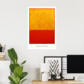 Poster Mark Rothko Fine Art Print Abstract Expressionism (Bureau à domicile)