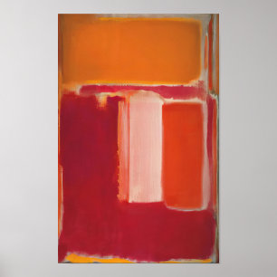 Poster Mark Rothko - Jaune, Cerise, Orange - 1947