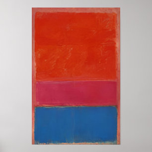 Poster Mark Rothko - No. 1 (Royal Red and Blue) - 1954