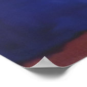 Poster Mark Rothko - No. 3 (Bleu Clair, Marron, Bleu Fonc (Coin)