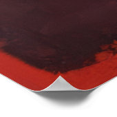 Poster Mark Rothko - No. 46 (Noir, Ocre, Rouge sur Rouge) (Coin)